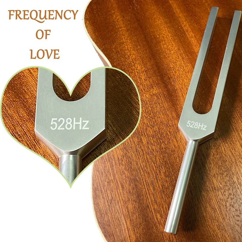 528Hz Tuning Fork With Resonance Box With Resonance Box Wooden Speaker Perfect For SPA Aromatherapy, Teaching