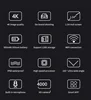 HD Portable Mini Action Camera 4K 60FPS Wifi Remote View 1.54 Inch Screen160° Wide Angle Sports Video Recorder lP68 Waterproof 5