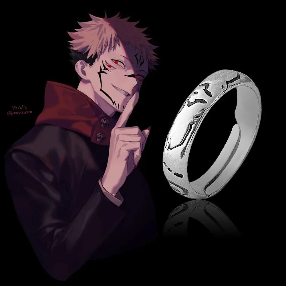 Jujutsu Kaisen Yuta Okkotsu Anime Rings Cosplay Props Men Women Couple Lover Ring Jewelry Accessories Gifts finger ring silver ring wedding rings stainless steel ring jewelry accessories ring set couples rings adjustable rings wedding ring gold color ring