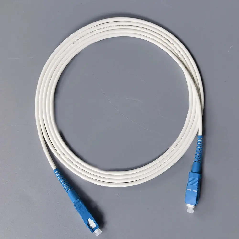Fiber Optic Patch Cord FTTH SC/UPC-SC/UPC Single Mode Simplex 1M/1.5M/2M Fiber Patch Cord Optical Jumper Opitcal Cable fiber optic cable