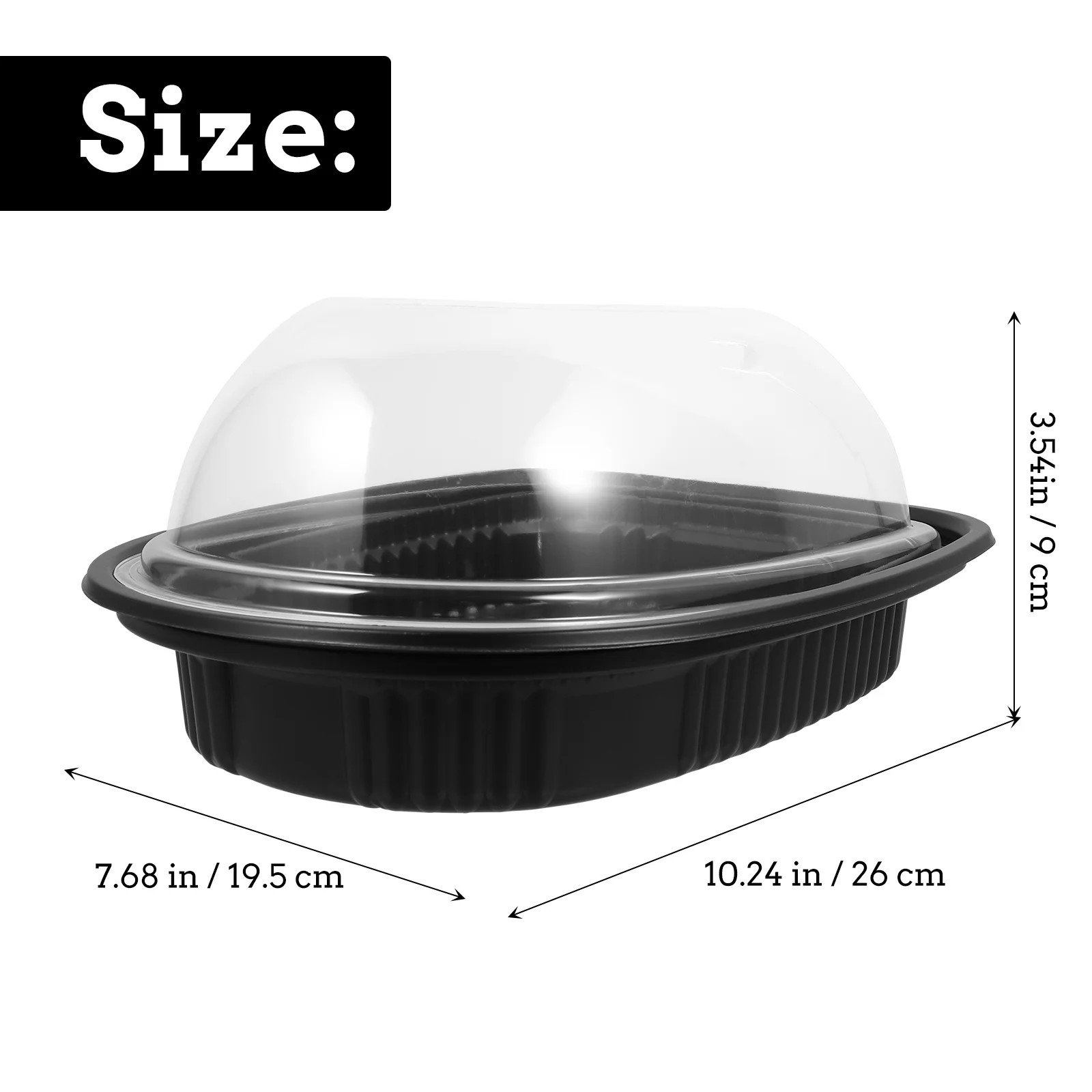 100pcs Roast Chicken Boxes Food Grade Safe Material Heat Resistant Disposable Containers Takeaway Boxes Party Food Plastic