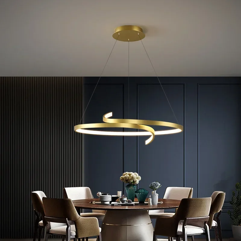 

Nordic LED Pendant Light Hanging Lamp For Living Dining Room Restaurant Study Indoor Lighting Lustre Home Decoration Chandelier