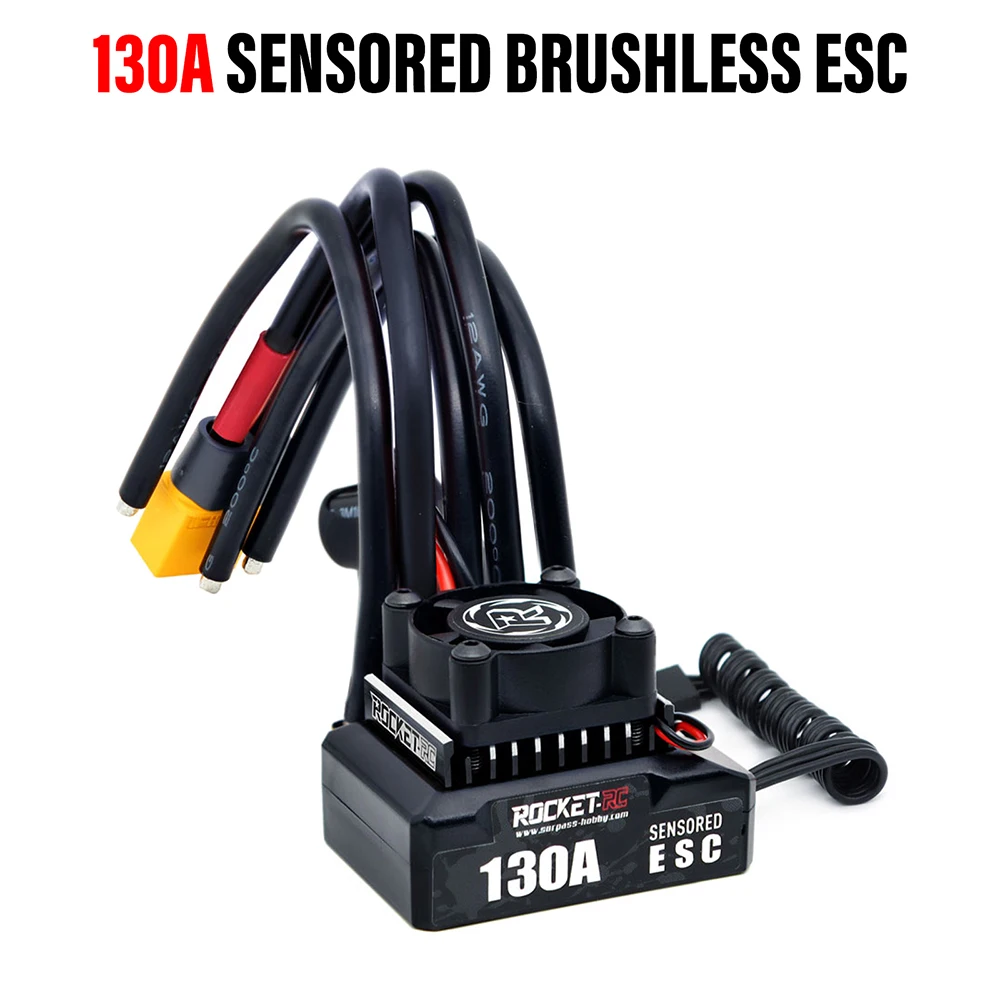 ROCKET-RC 130A ESC 6V/5A BEC 新品未使用 ROCKET-RC Brushless ESC 130A Sensored Electronic Speed