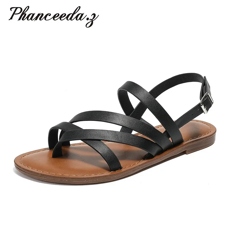 

New 2024 Shoes Women SandalsFlip Flops Summer Style Flats Fashion Solid Slippers Sandal Flat Free Shipping #24060305
