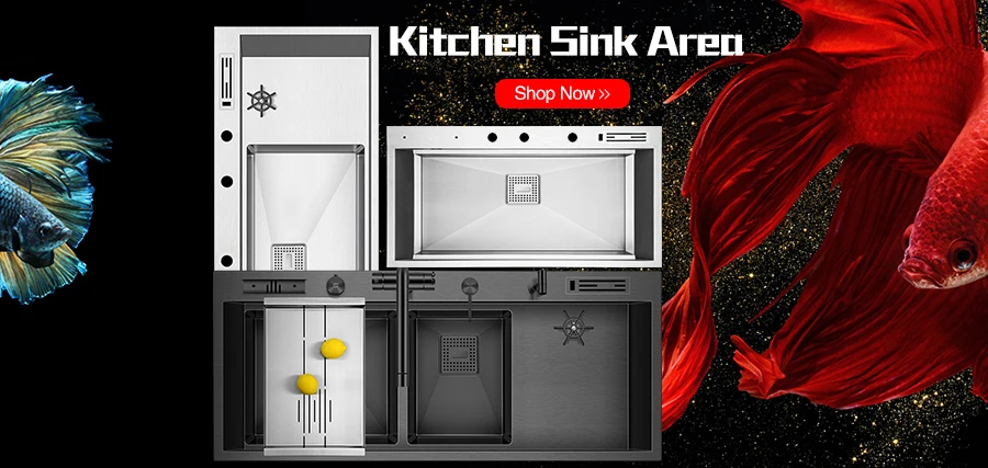 Description Picture 2 of itemNanometer Black Hidden kitchen Sink SUS 304 Stainless Steel 4mm Thickness Flip Cover Hidden Handmade kitchen Sinks