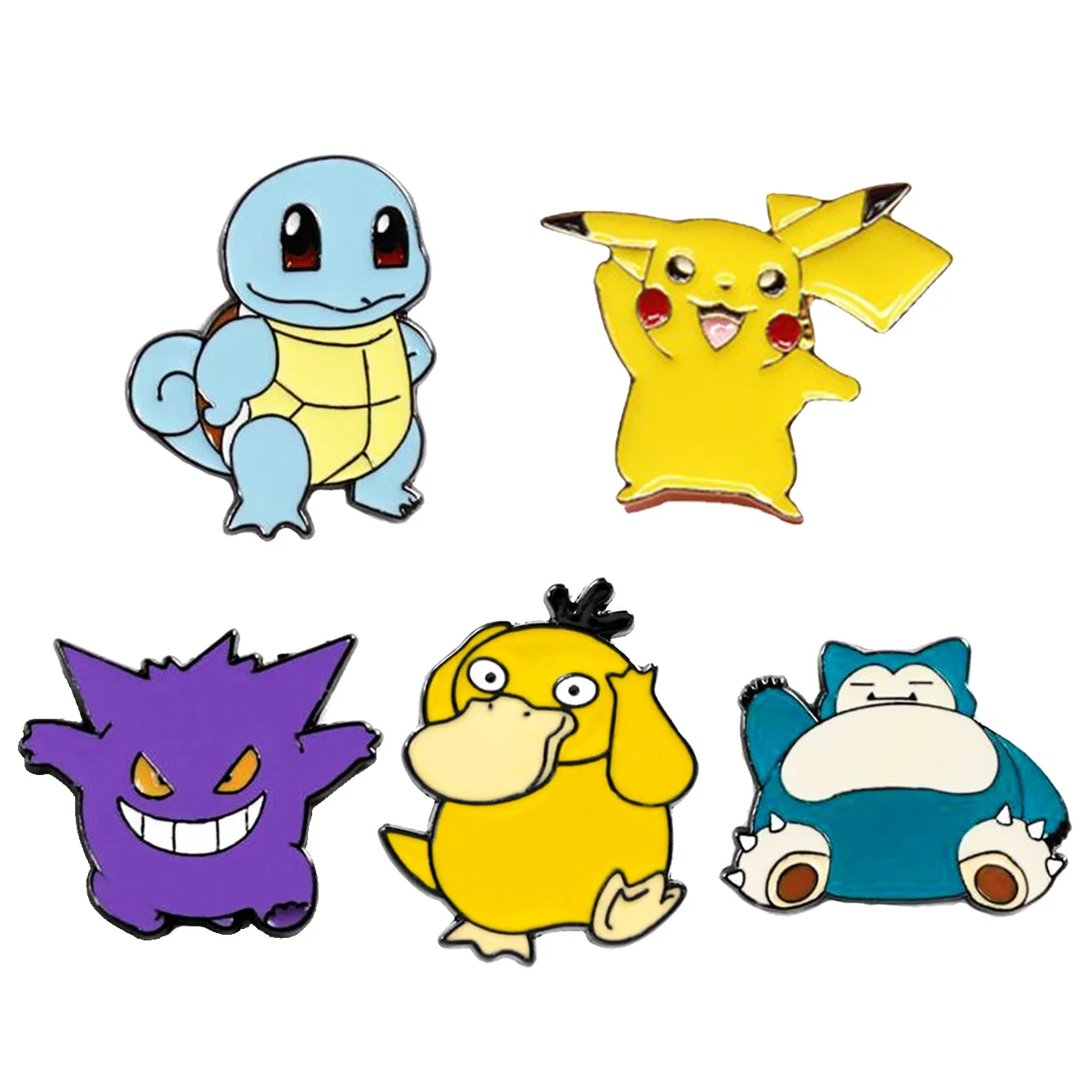 Adorable Cartoon Anime Enamel Pin Set – Kawaii Character Decorative Accessories