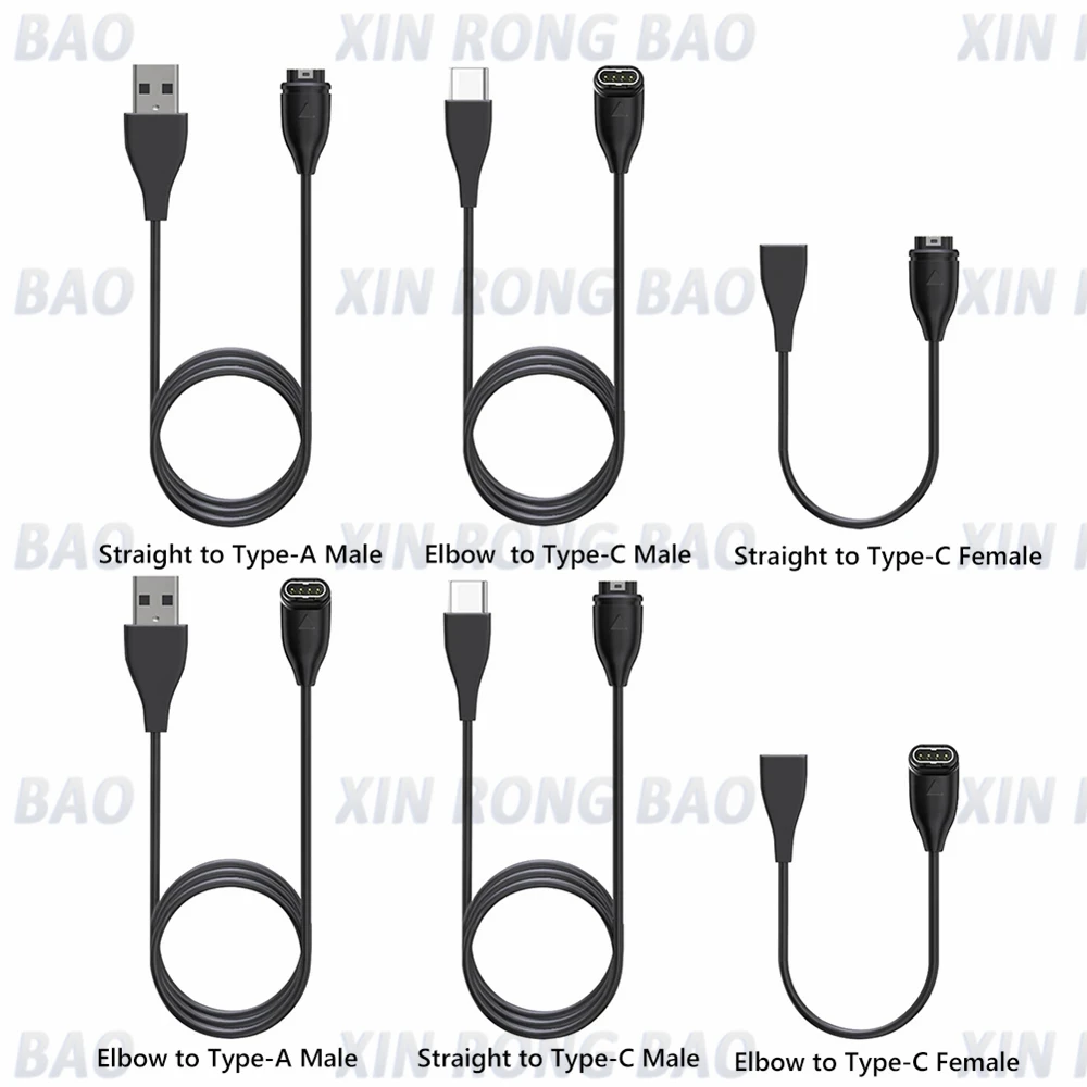 USB Charging Cable For Garmin Fenix 7 7S 7X 6 6S 6X 5 5S 5X Vivoactive