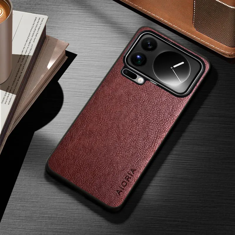 Vintage Leather Soft Cover - Stylish Luxury Phone Case