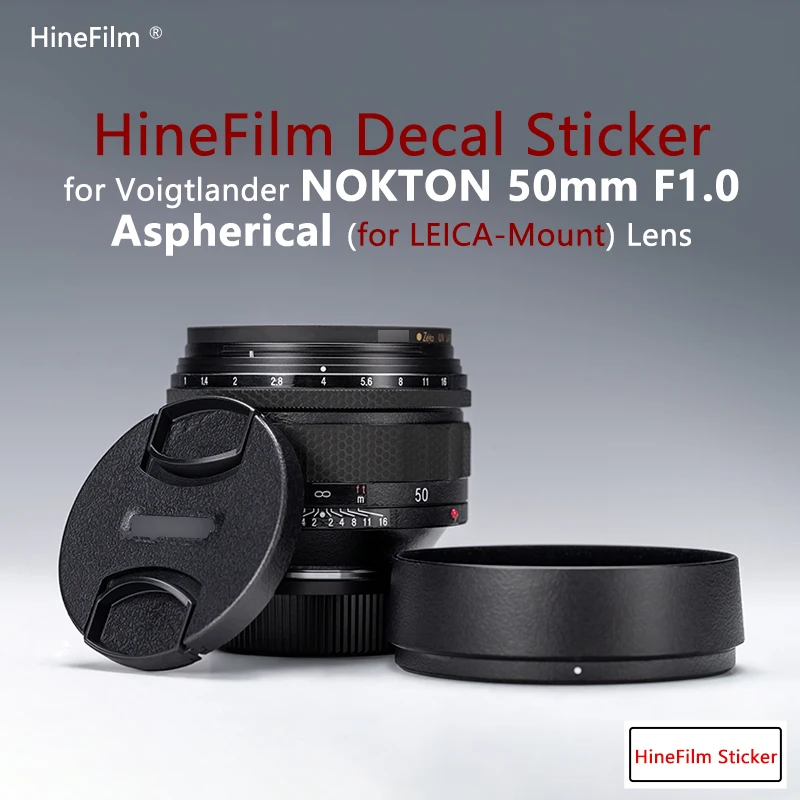 Hinefilm Skin Per Voigtlander 50 F1.0 Per Leica Mount Lens Skin Per Nokton 50Mm F1 Adesivo Per Lenti Asferiche Pellicola Protettiva 50 F1