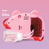 Cartoon Cute Piggy Bubble Blowing Machine Creative Animal With Light Electric Automatic Bubble Blowing Camera Kids Birthday Gift 3