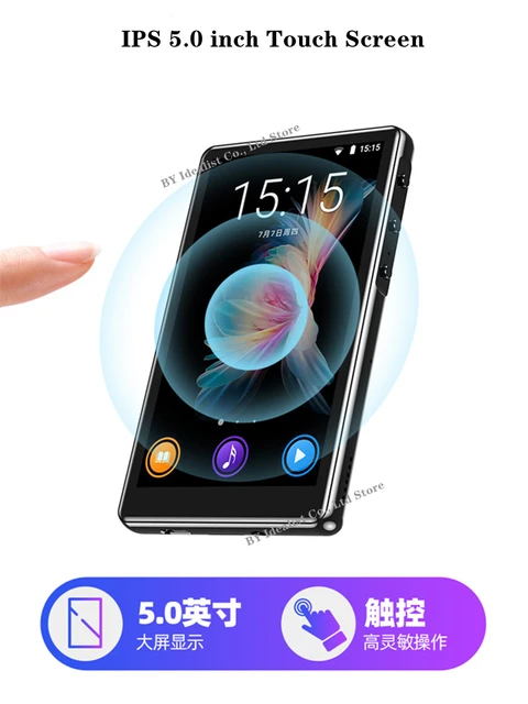 Wifi Bluetooth Android 8.1 MP4 Player 64GB IPS 5.0 Inch Touch Screen Hifi  Music MP4 Video Music Player TF Card Speaker 5000mah - AliExpress