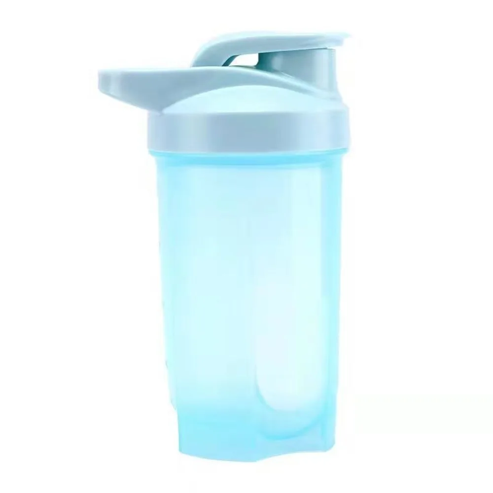 500ml Protein Powder Shaker Bottle Leak Proof Water Bottle for Gym Fitness Training Sport Shaker Mixing Cup with Scale Portable