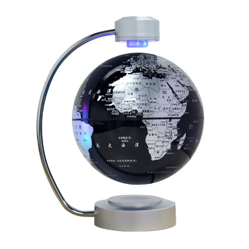 8 Inch Maglev Globe Self Rotating Large Creative Craft Magnetic