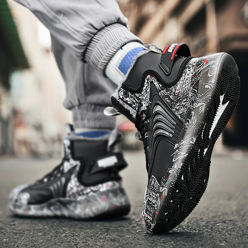Men boots 2022 New Winter Slippers Warm Men Shoes Waterproof Non-Slip Plush Sneakers Male tenis shoes Boots Men Sneakers Winter