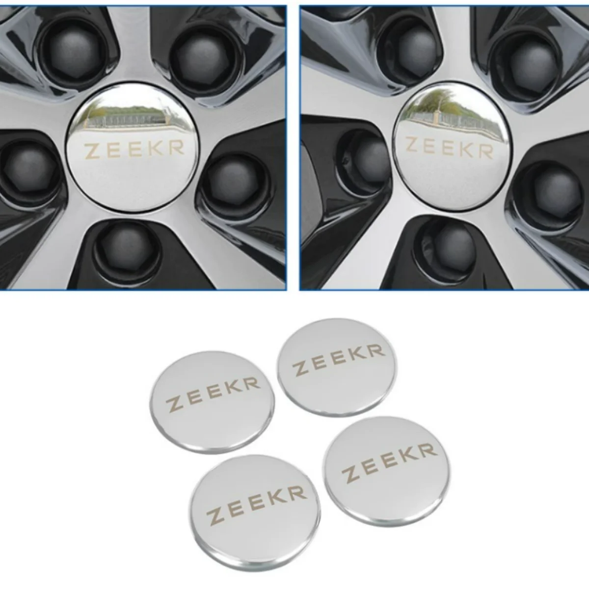 Geely Zeekr 001 2021-2023 ڵ   Ŀ Ʈ, η ƿ ׸ ׼, 4PCs/Ʈ