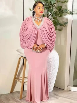 2026 Luxury Party Dresses Elegant Women Wedding Prom Evening Mermaid Gown Long Bodycon Robe African Dashiki Diamond Maxi Dress 1