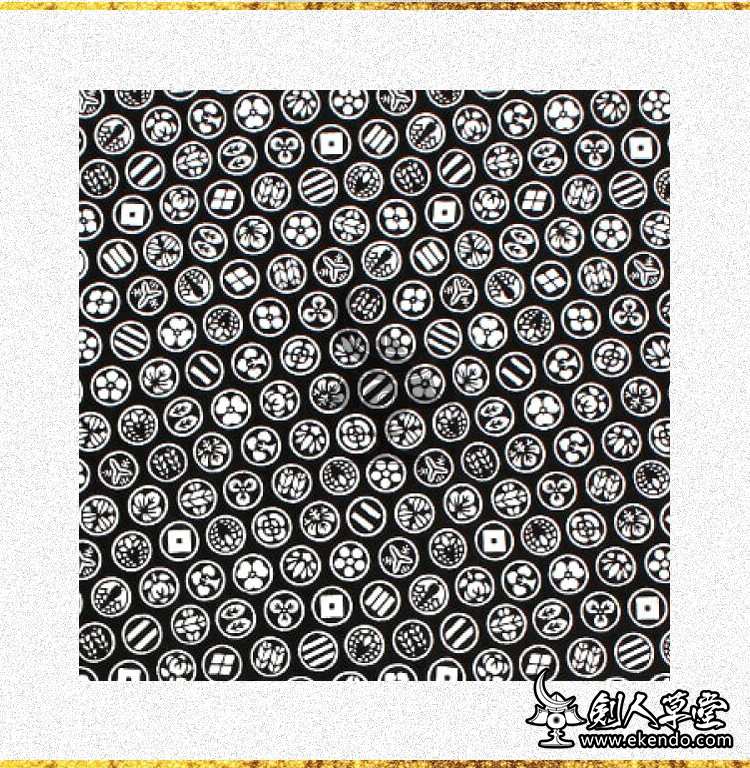 -IKENDO.NET-TG306-Kamon-Tenugui-36X96CM hand towel Cotton tranditional japanese kendo tenugui