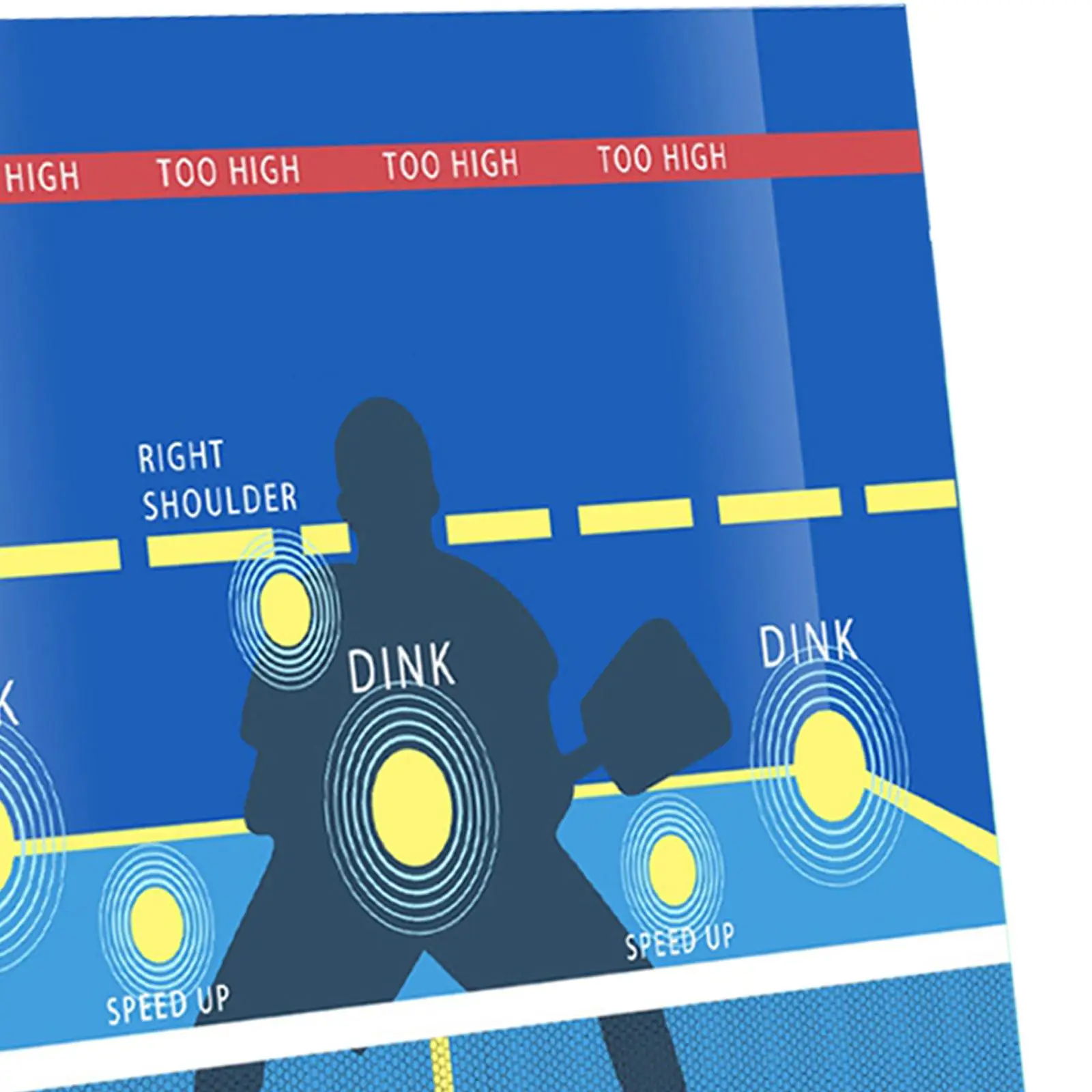 Pickleball Dink Pad Pickleball Practice Equipment Improve Your Pickleball Game Pickleball Practice Poster for Wall Men Women Pickleball Dink Pad Pickleball Practice Equipment Improve Your Pickleball Game Pickleball Practice Poster for Wall Men Women