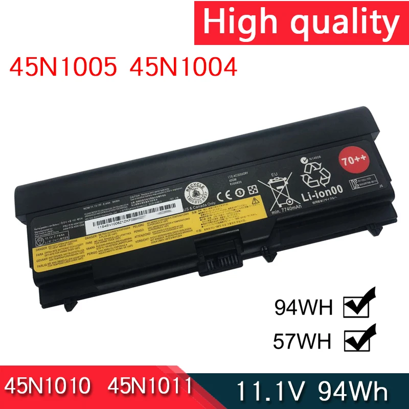 45 N1001 45 N1005 45 N1010 45 N1012 45 N1104 45 N1105 45 N1013 Batteria Del Computer Portatile Per Lenovo Thinkpad T430 T430I L430 T530 T530I L530 W53