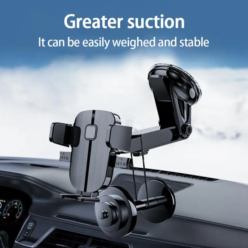 

Car Mobile Phone Holder Truck Suction Cup Navigation Rotating 360° For General Purpose Automobile Telescopic Mobile Phone Holder