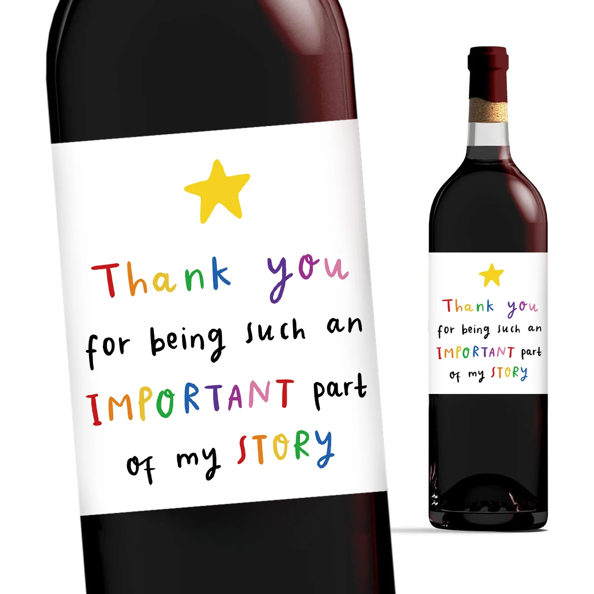 

4Pcs Funny Happy Birthday Bottle Label Decorative Stickers Funny Bottle Labels Wine Stickers Funny Birthday Gift