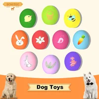 SCGK 10PCS Easter Limited Edition Cute Pet Dog Toys, Easter Egg Pet Dog Sound Toys, Interactive Toys for Small and Medium Dogs. 1
