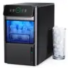 Ice Maker Coutertop Machine Portable Ice Cube Maker,20lbs of Bullet per Day,6 cubes in 6 Mins,Visible Water Level Window 1