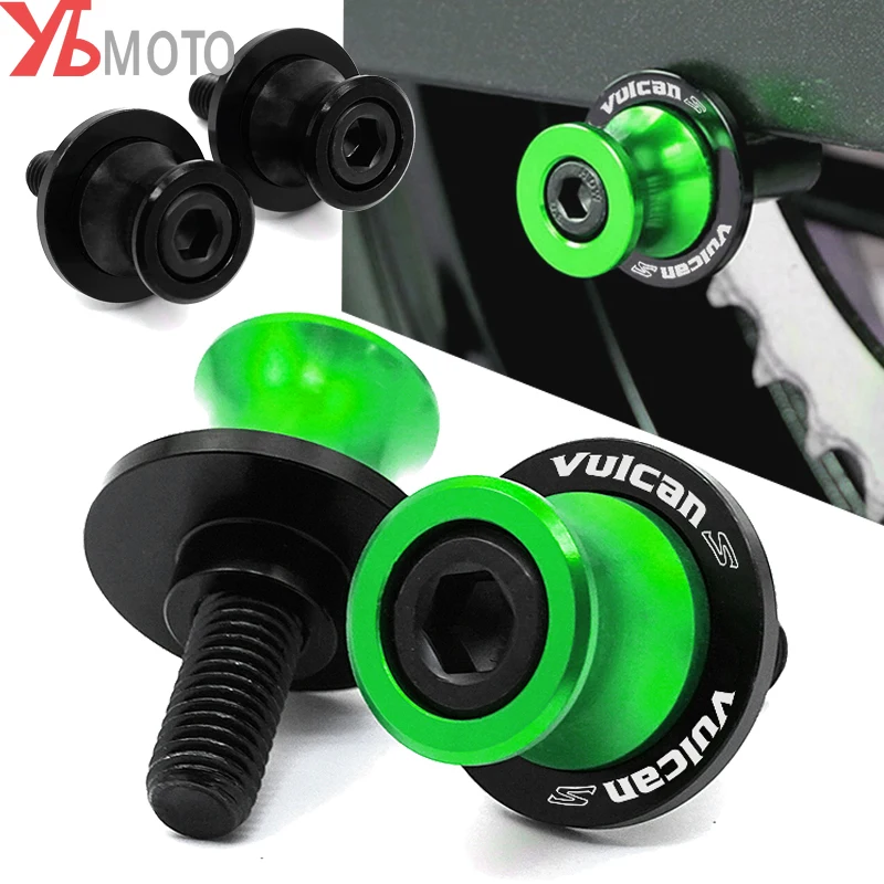 

M10 Swingarm Spools For KAWASAKI Vulcan S 650 VN650 2015-2022 2023 Motorcycle CNC Slider Stand Screws Vulcan S650 Accessories