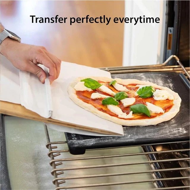 Pizza Paddle Sliding Pizza Oven Turning Peel Hang Hole Short Handle For  Oven Turning Peel Kitchen Tools Nonstick Pizza Baking - AliExpress