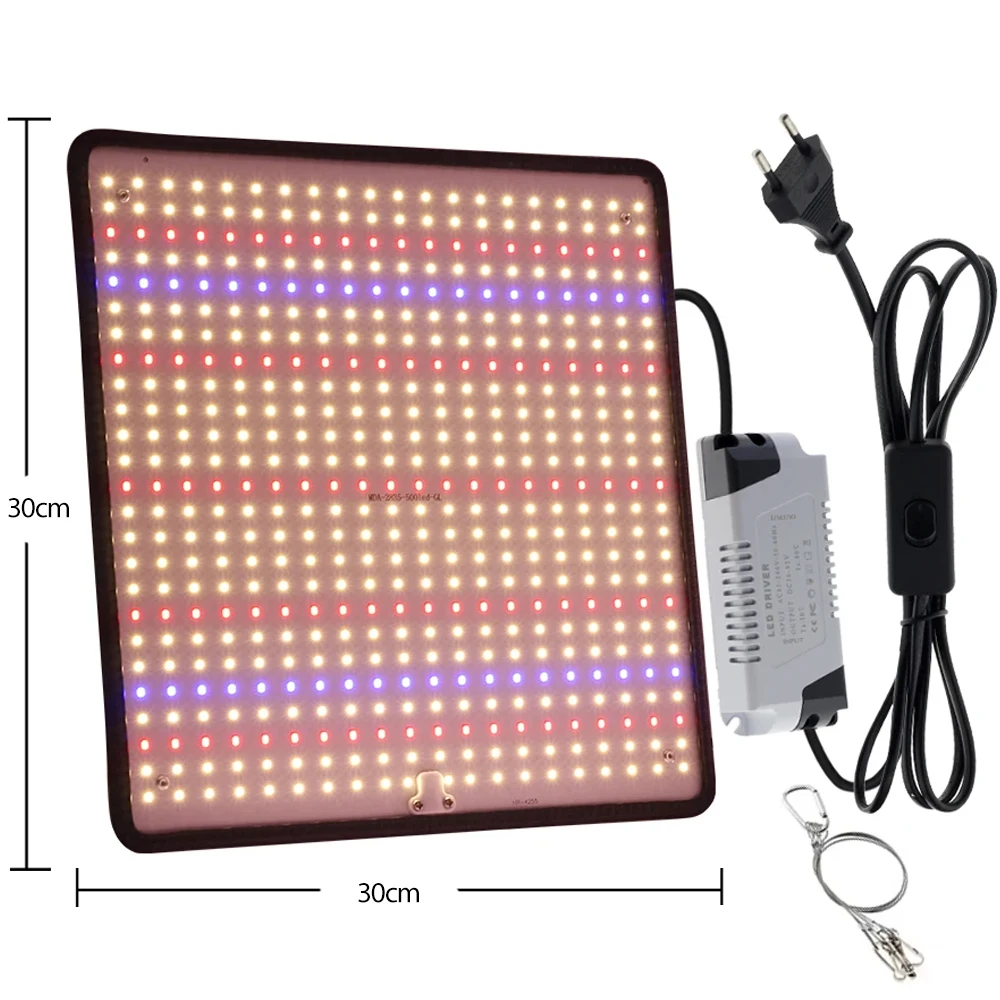 Full Spectrum LED Grow Light for Indoor Plants - 1200W Quantum Board Lamp