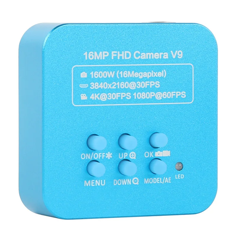 

Микроскоп 16 МП FHD 1080P 2K 4K 60FPS Lab HDMI USB, промышленное цифровое электронное видео, TF микроскоп, камера для ремонта искусственных пространств
