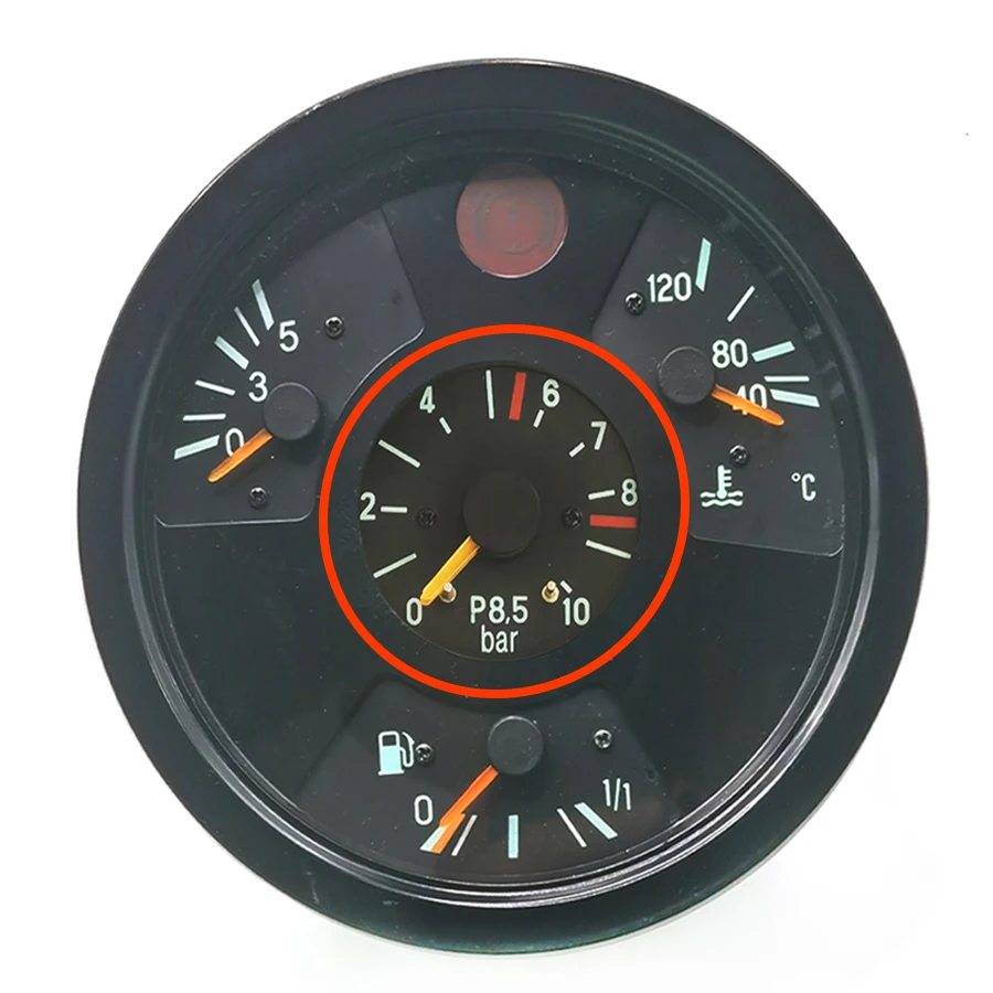 For Mercedes-Benz heavy trucks MB combination table Oil pressure gauge Double needle instrument