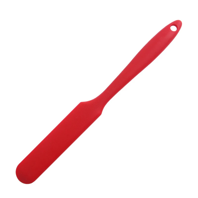 baking gadgets Small Silicone Long Scraper Color Cream Long Knife Scraper Cake Making Small Accessories Silicon Spatula Baking Tools for Cakes baking stencils Bakeware