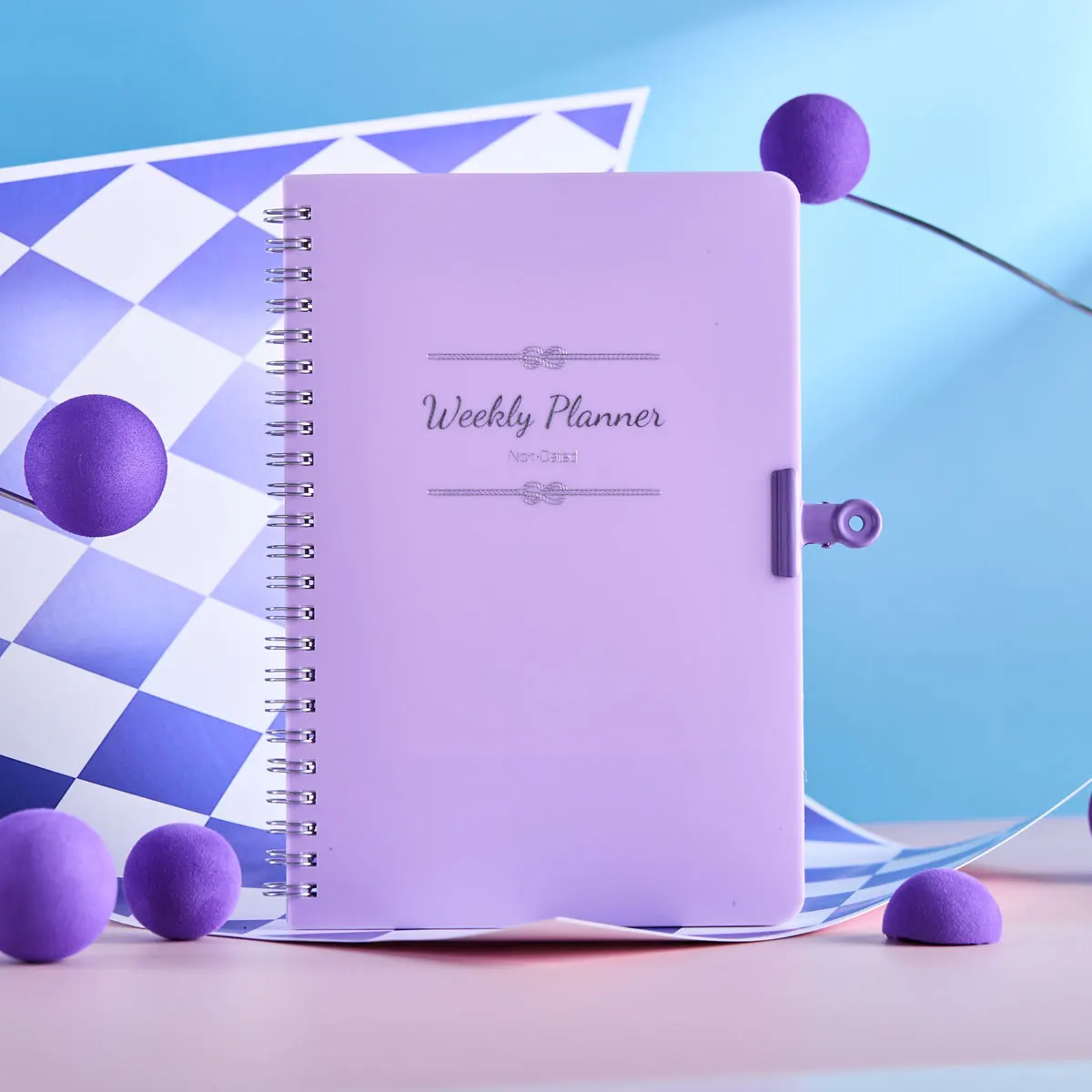 Academic Planner & Efficiency Notebook - Daily, Weekly, and Monthly Diary Journal for Enhanced Organization in School and Office