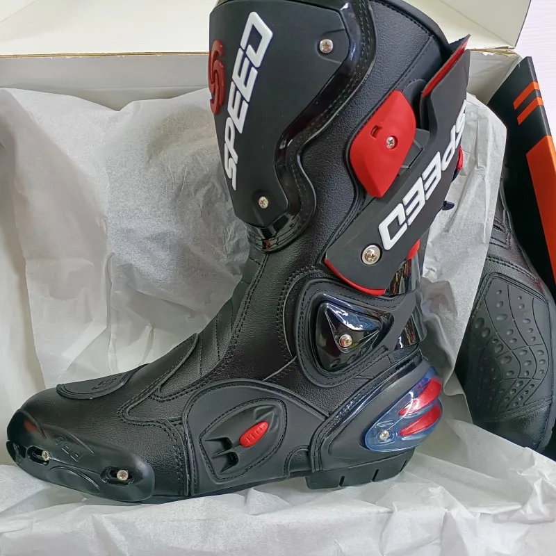 

PRO-BIKER Classic Long Boots Motorcycle Shoes Men Women Racing Off Road Shoes Moto Accesorios High Quality Motocross Boots