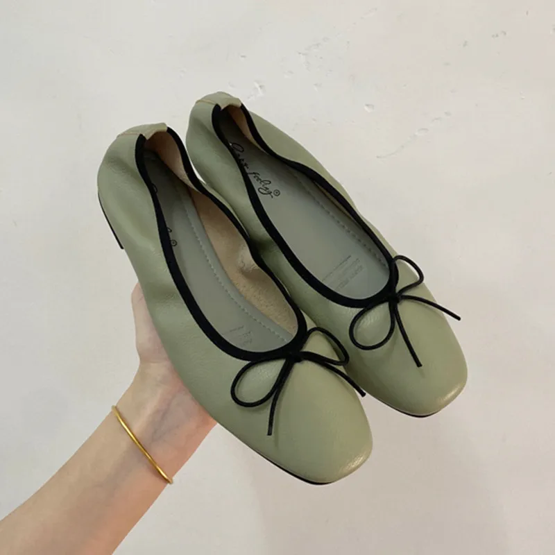 Bailamos Women Flat Heel Shoes Female Flats casual Ballet Dancing Shoes Foldable Sole Boat Shoes Summer Slip On Slipper Mules Sl 3