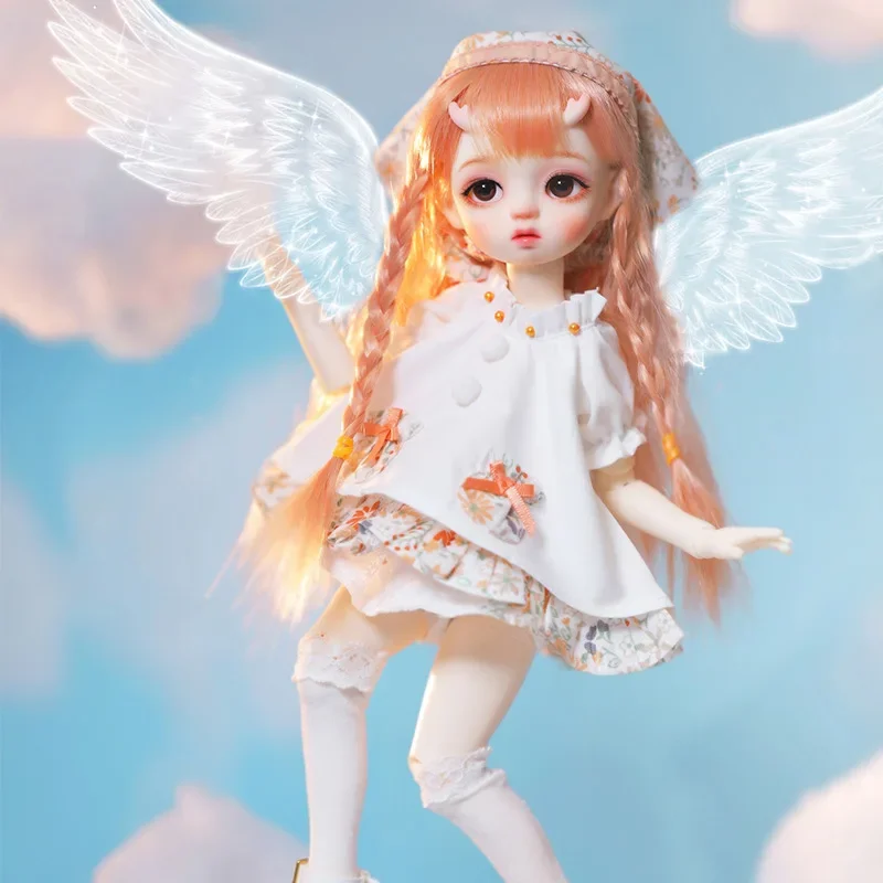 New Arrival YY BJD Doll 1/6 Ball Jointed Dolls Mini Horn Angel Dragon YOSD MM Body Gifts for Children IMAD RL Littlefee