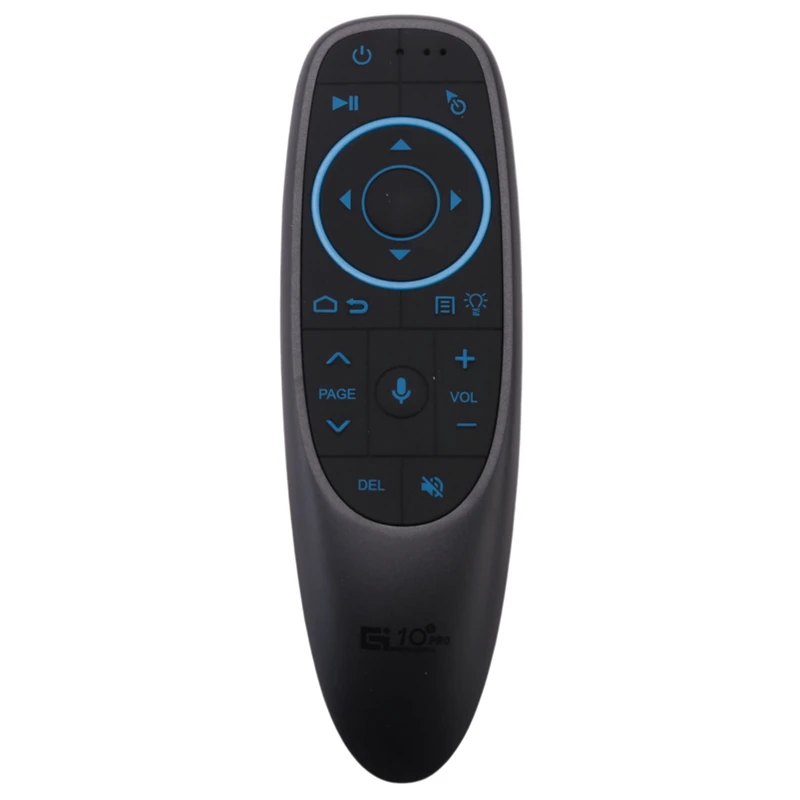 G10S Pro BT Airmouse голосовой пульт дистанционного управления с подсветкой для ТВ-приставки Android