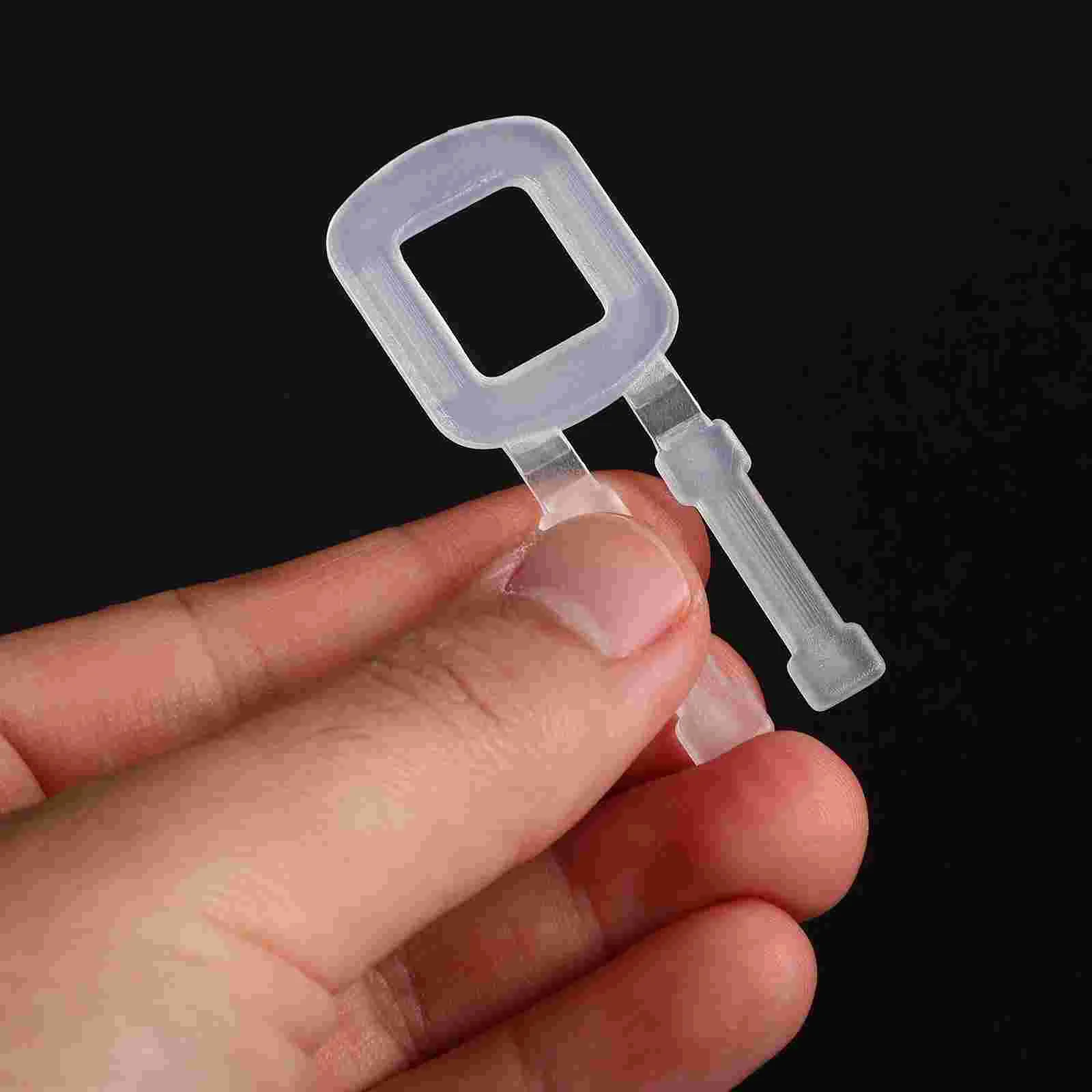 100 Pcs Plastic Buckle Lashing Strap Buckles Manual Banding Suite Clips Connector Pp Fastener