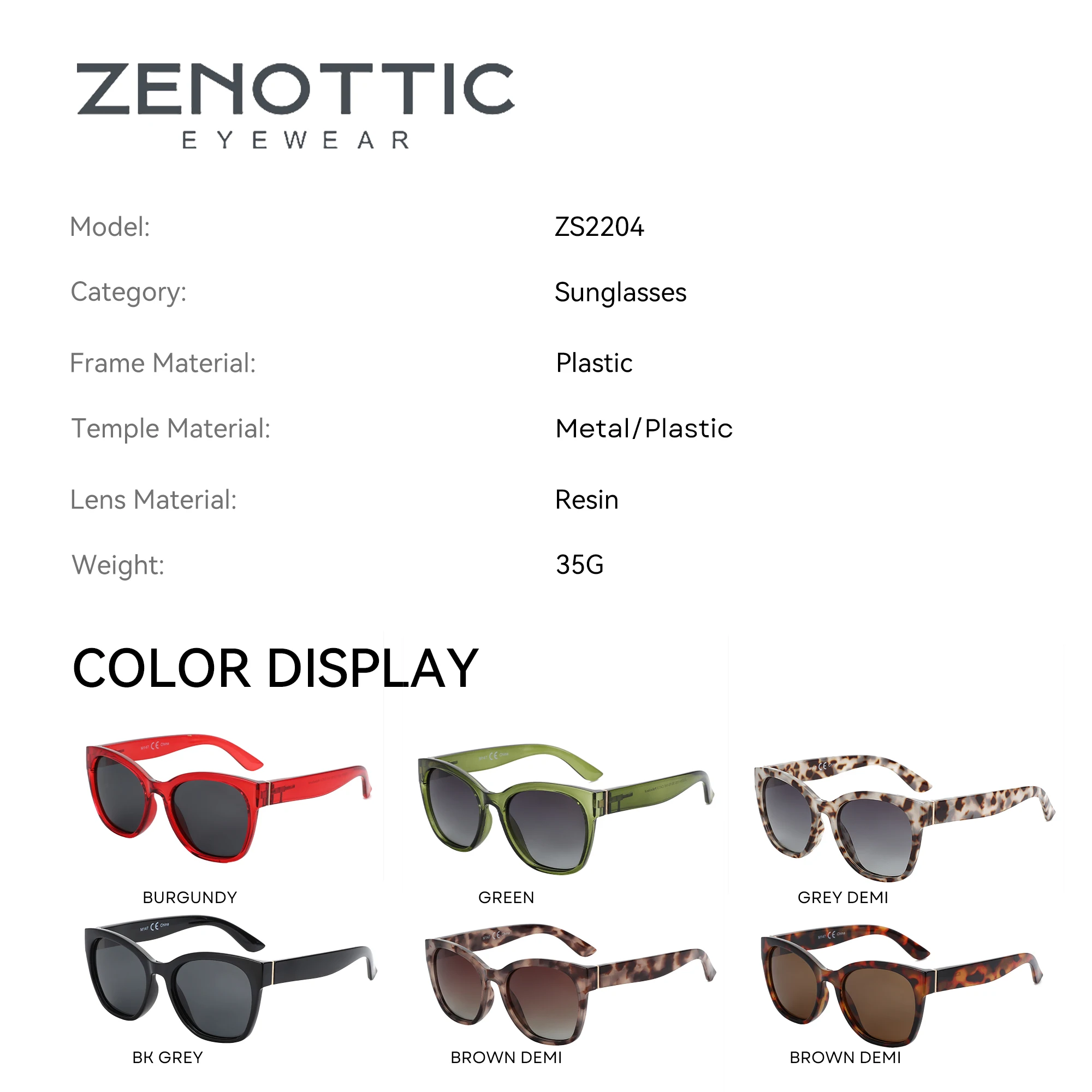 ZENOTTIC   ۶, β  , ûŰ UV400 ȣ ̵ ۶, 2024 