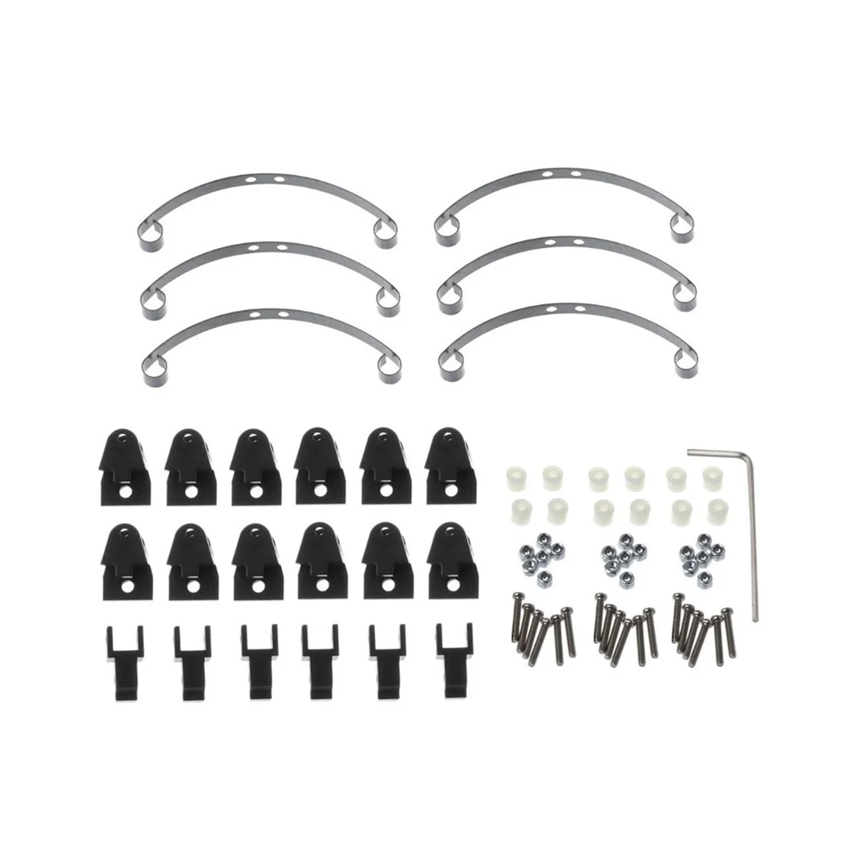 

Стальной пружинный подвесной комплект, амортизатор для WPL B16 B36 JJRC Q60 Q63 Q64 FY004 MN-77 6X6, детали для радиоуправляемых автомобилей, 1