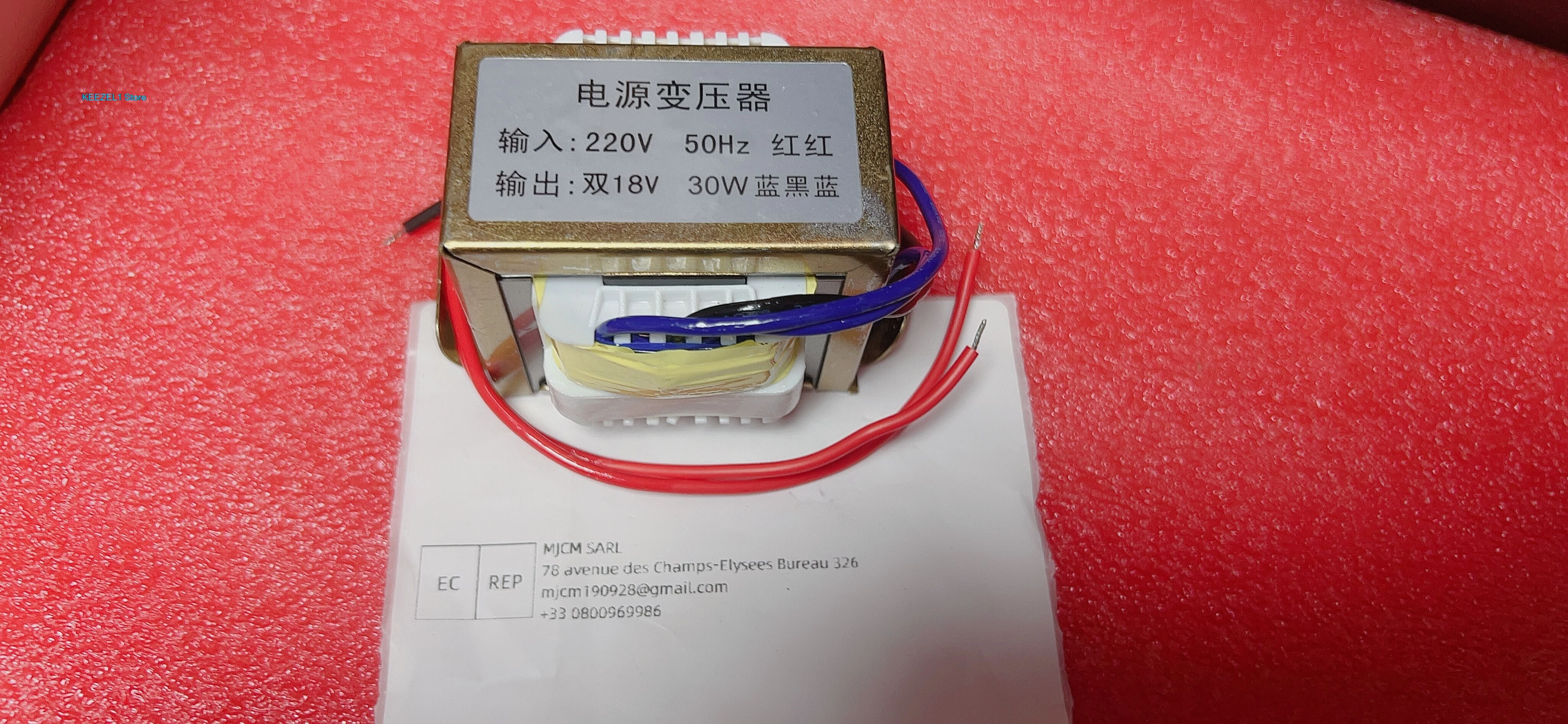고품질-이중 출력 변압기 18vX2 30w 18V-0-18V 변압기.