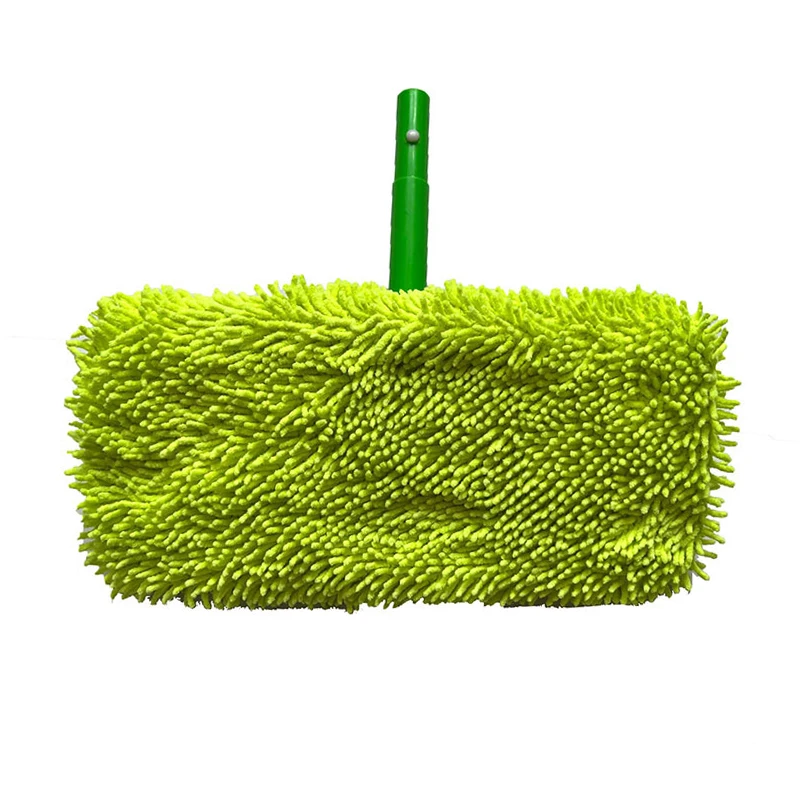 Thickened Elastic Band Flat Mop Cloth Coral Fleece/Microfiber/Chenille Replacement Rotary Mop Cleaning Pad Household Tools images - 6