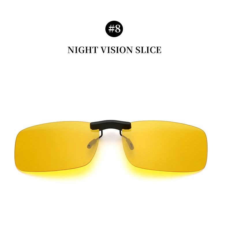 YAMEIZE lunettes de soleil à Clip polarisées sans monture femmes hommes Sport lunettes photochromiques lunettes de soleil Anti-éblouissement Vision nocturne_voghion.com