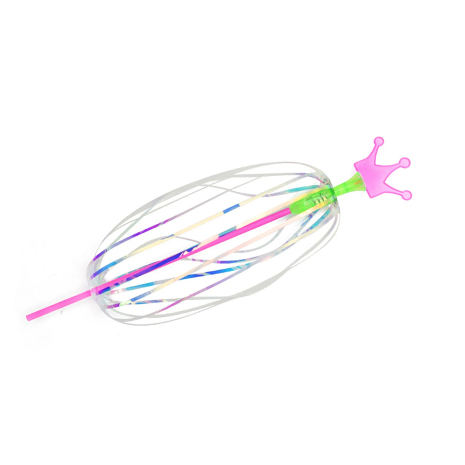 

Wand-Spinning Colorful Flashing Sticks Light-up Spin Rainbow Bubble Ball Toy for Daugther Son Grandkids Nephew Niece