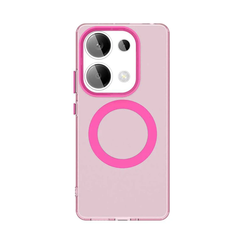 Translucent Matte Shockproof Magnetic Phone Case Cover