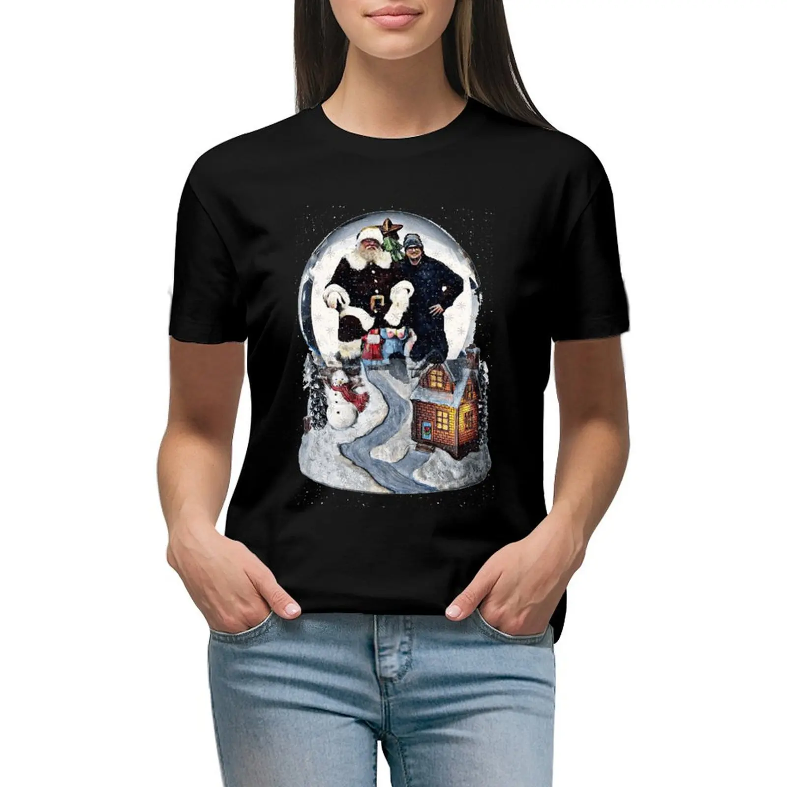 Zak Bagans Chrismas T-Shirt Kawaii Vestiti Vestiti Estivi Magliette In Cotone Donna