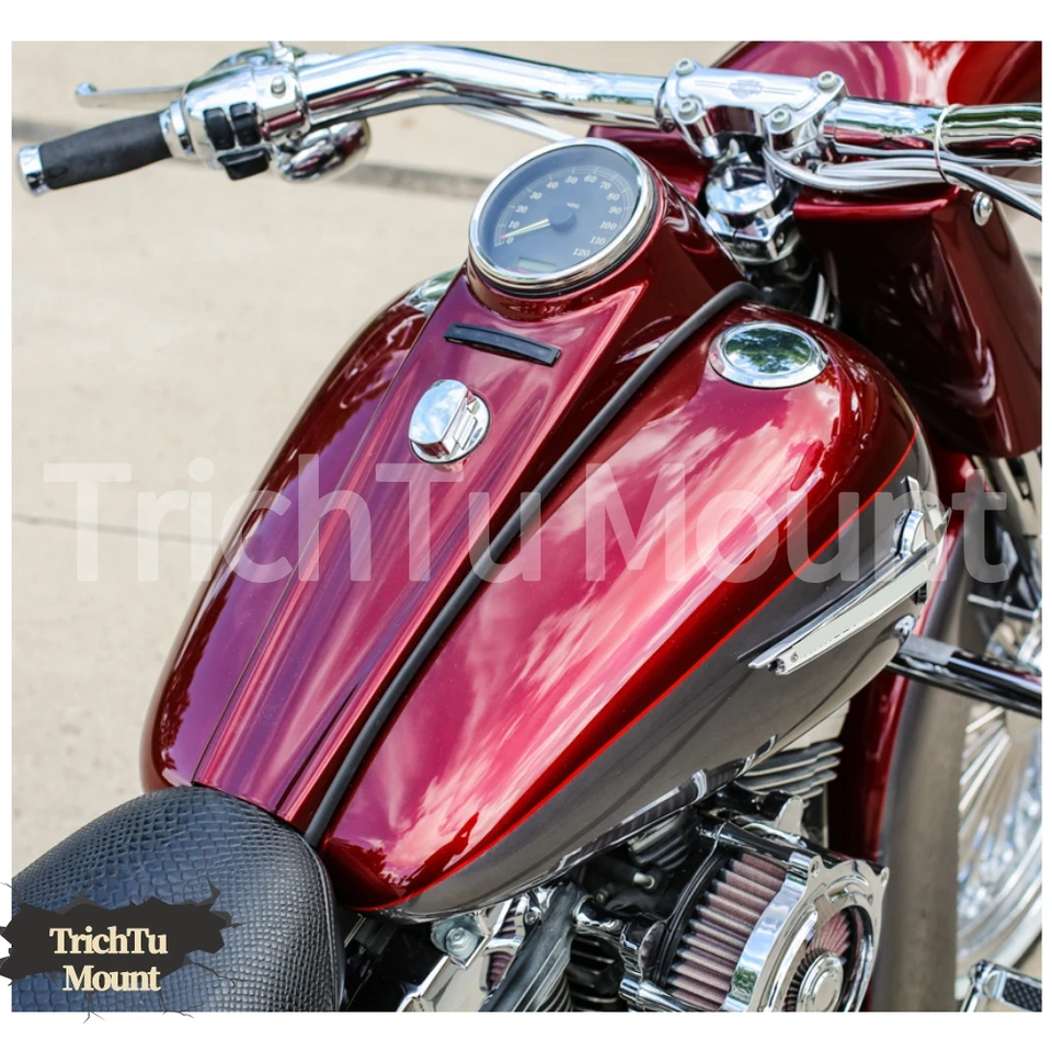 オートバイの燃料タンク,クラシックパネル,ハーレーソフテイル