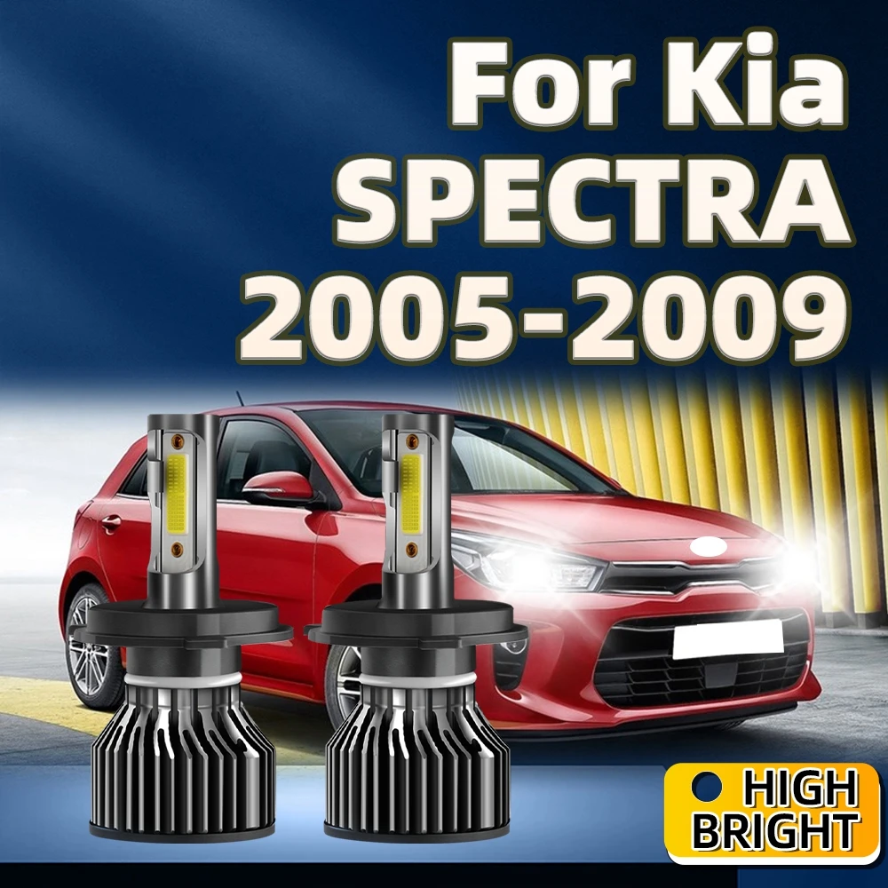 

2 шт., автомобильные лампы H4, 6000 лм, 360 K, 2005 градусов