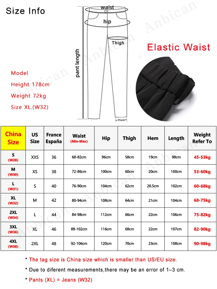 Chinese Pants Size To Us Generic Women's Plus Size Flared Fit